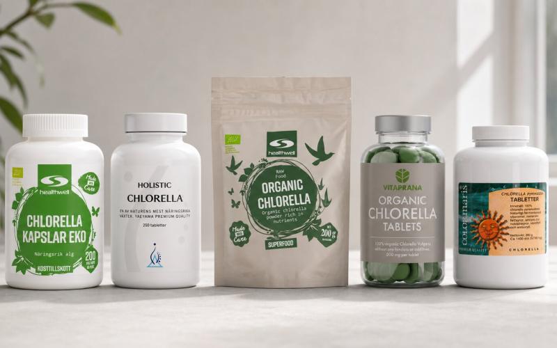 De 5 bästa chlorella