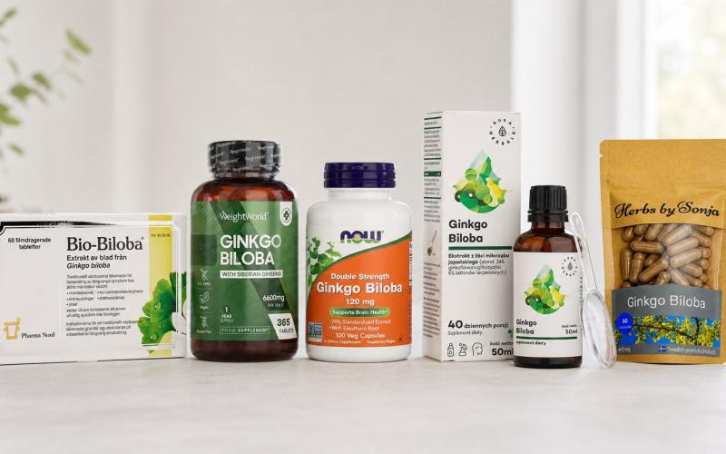 De 5 bästa ginkgo biloba-produkterna