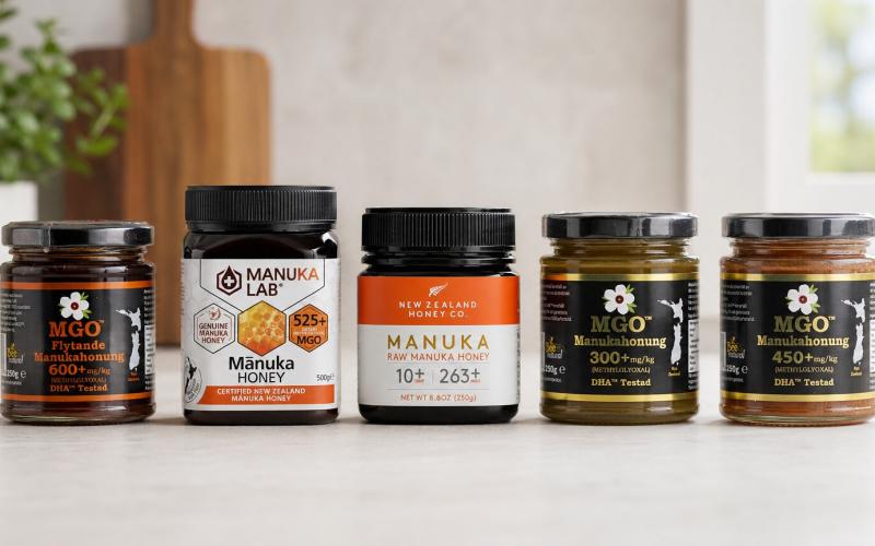 De 5 bästa manukahonungs-produkterna