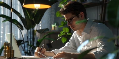 Bild från vårt test av bockhornsklöver 2026