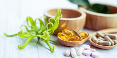 Bild från vårt test av bockhornsklöver 2026