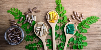 Bild från vårt test av bockhornsklöver 2026