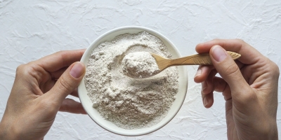 Bild från vårt test av bockhornsklöver 2026