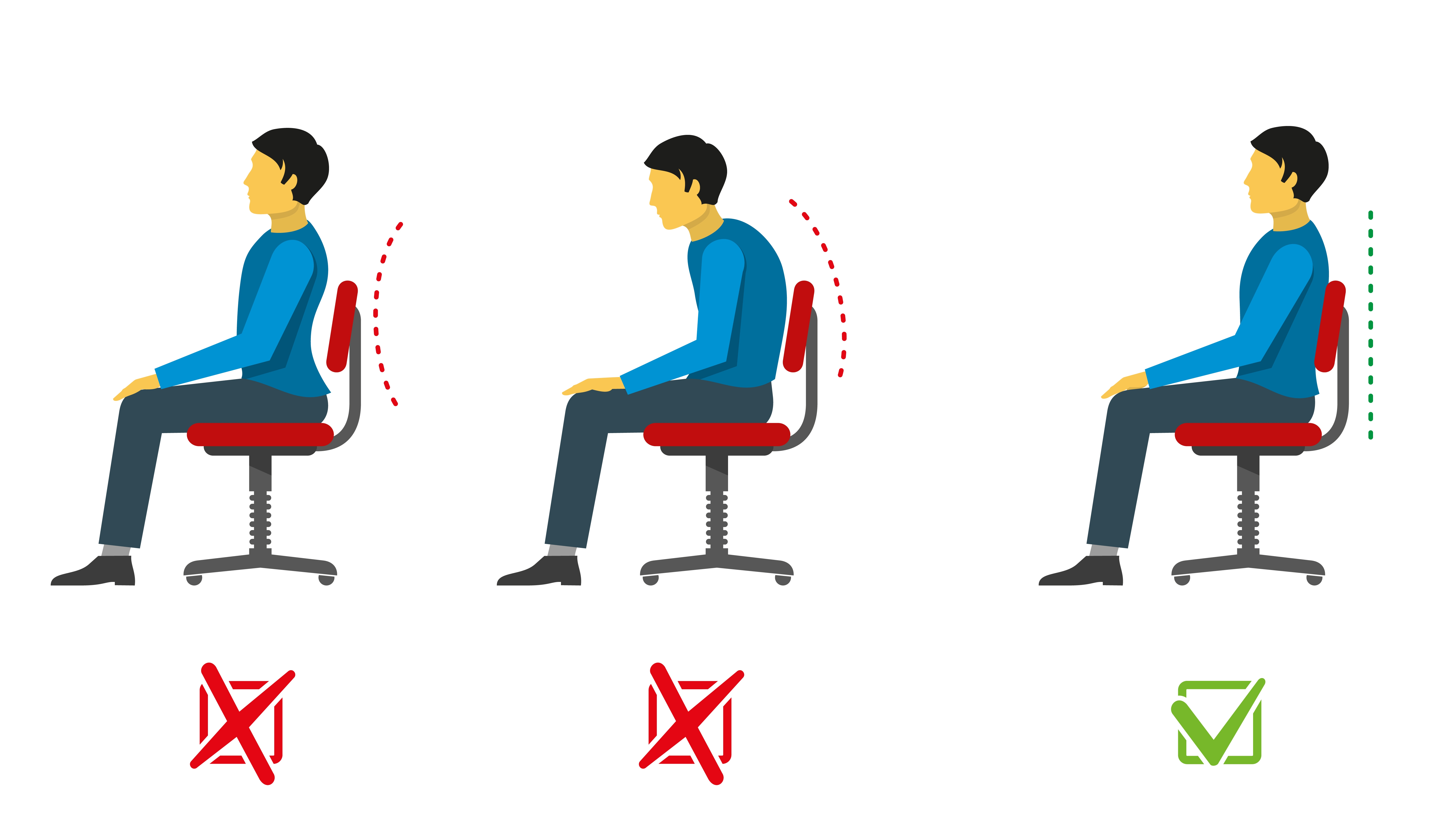 13187544 1601.m10.i308.n045.S.c12.322068098 Correct and bad sitting position. Vector medical infographics