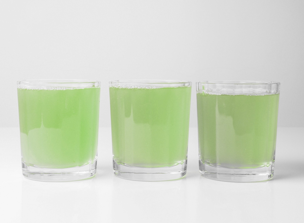 aloe vera dryck test