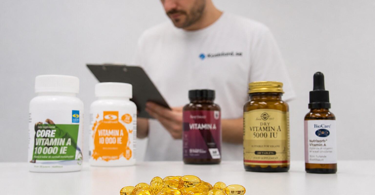 bild från testet av A-vitamin