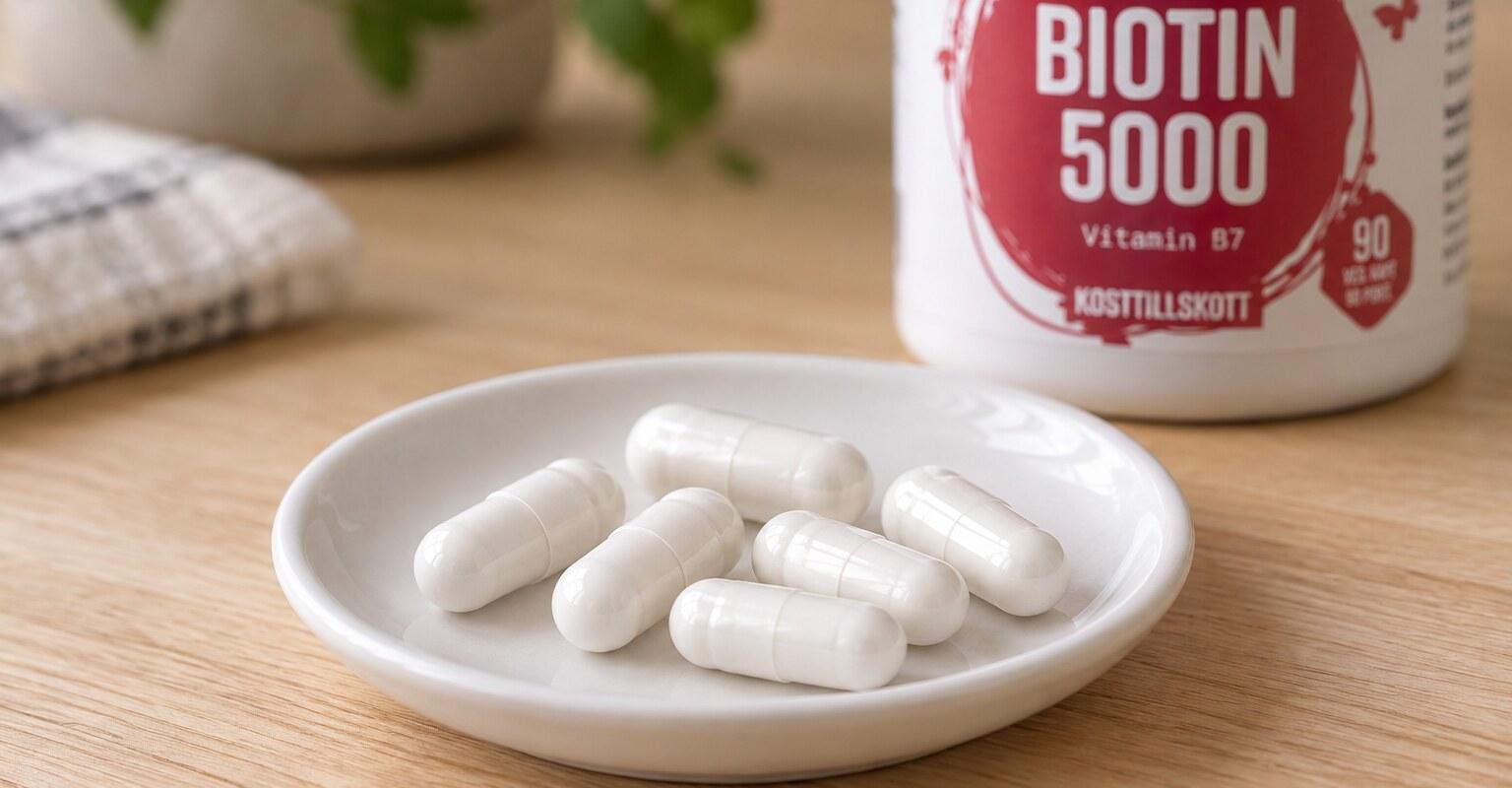 bild från testet av Biotin