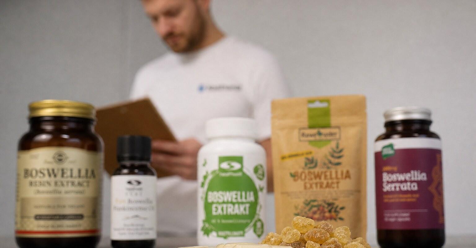 bild från testet av Boswellia
