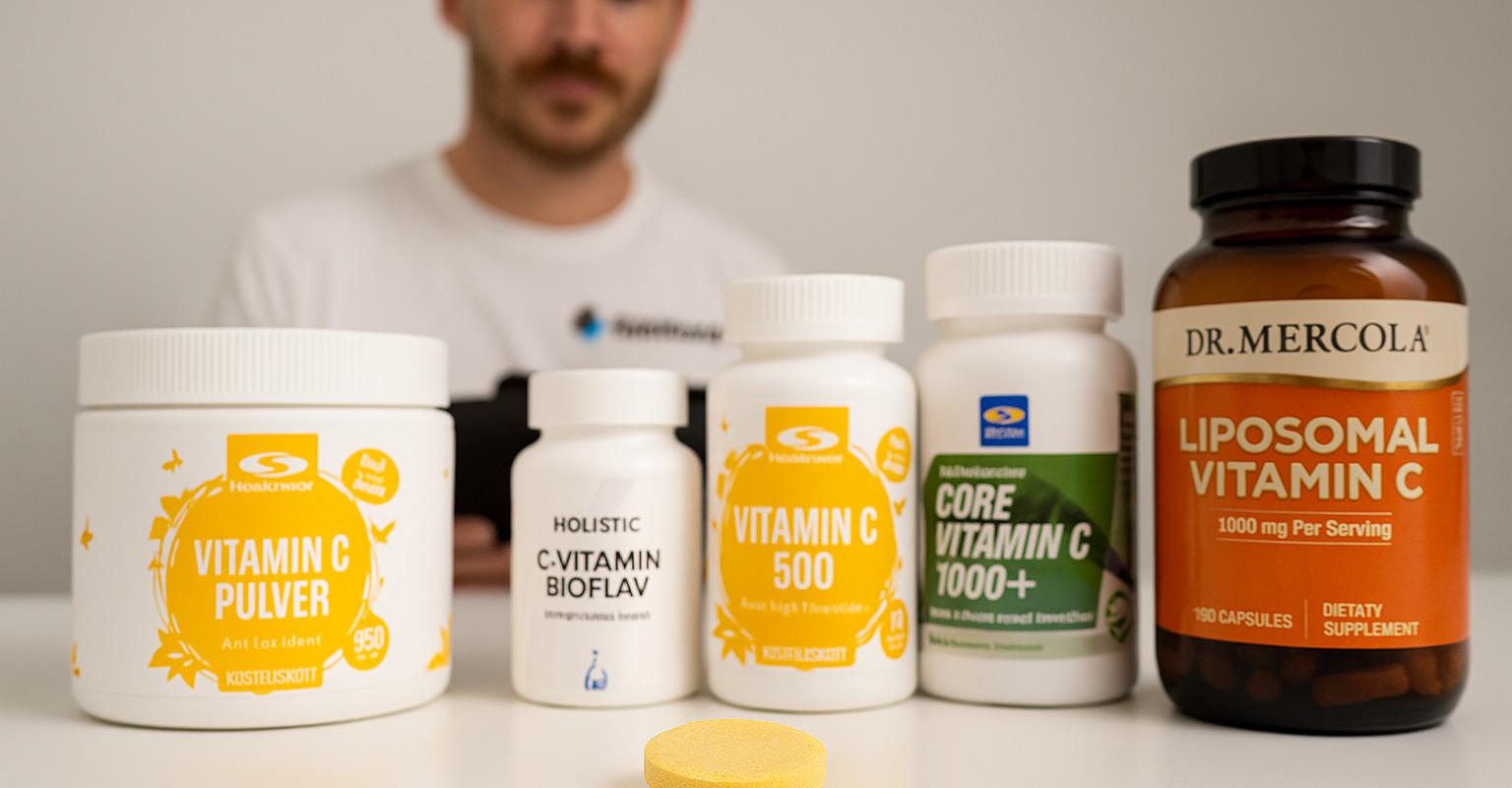 bild från testet av C-Vitamin