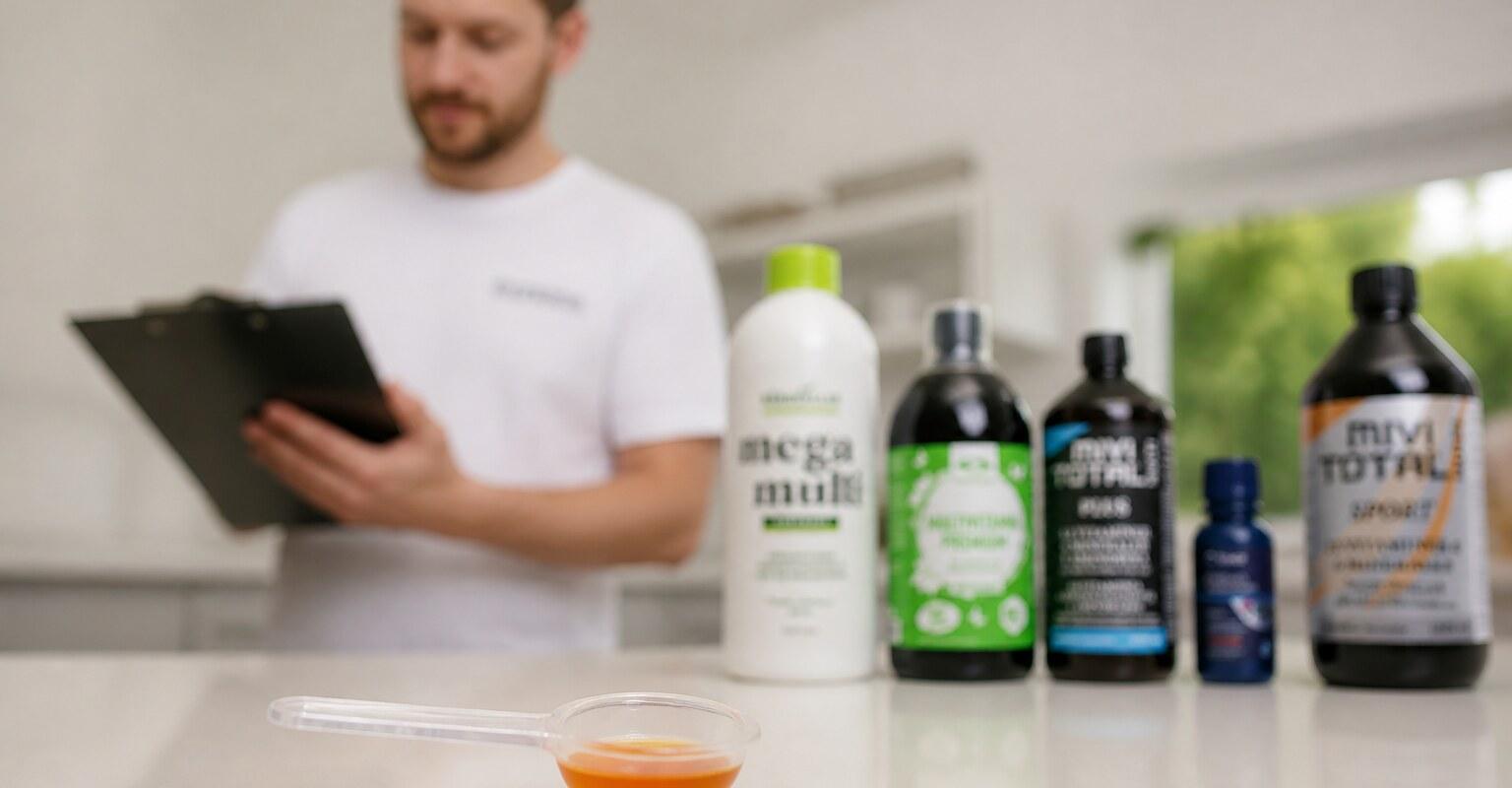 bild från testet av Flytande multivitamin