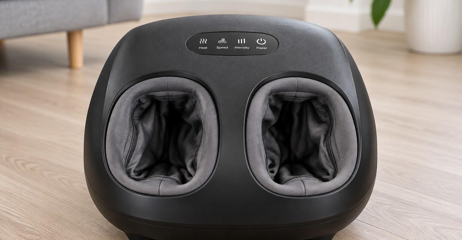 bild från testet av Fotmassage maskin
