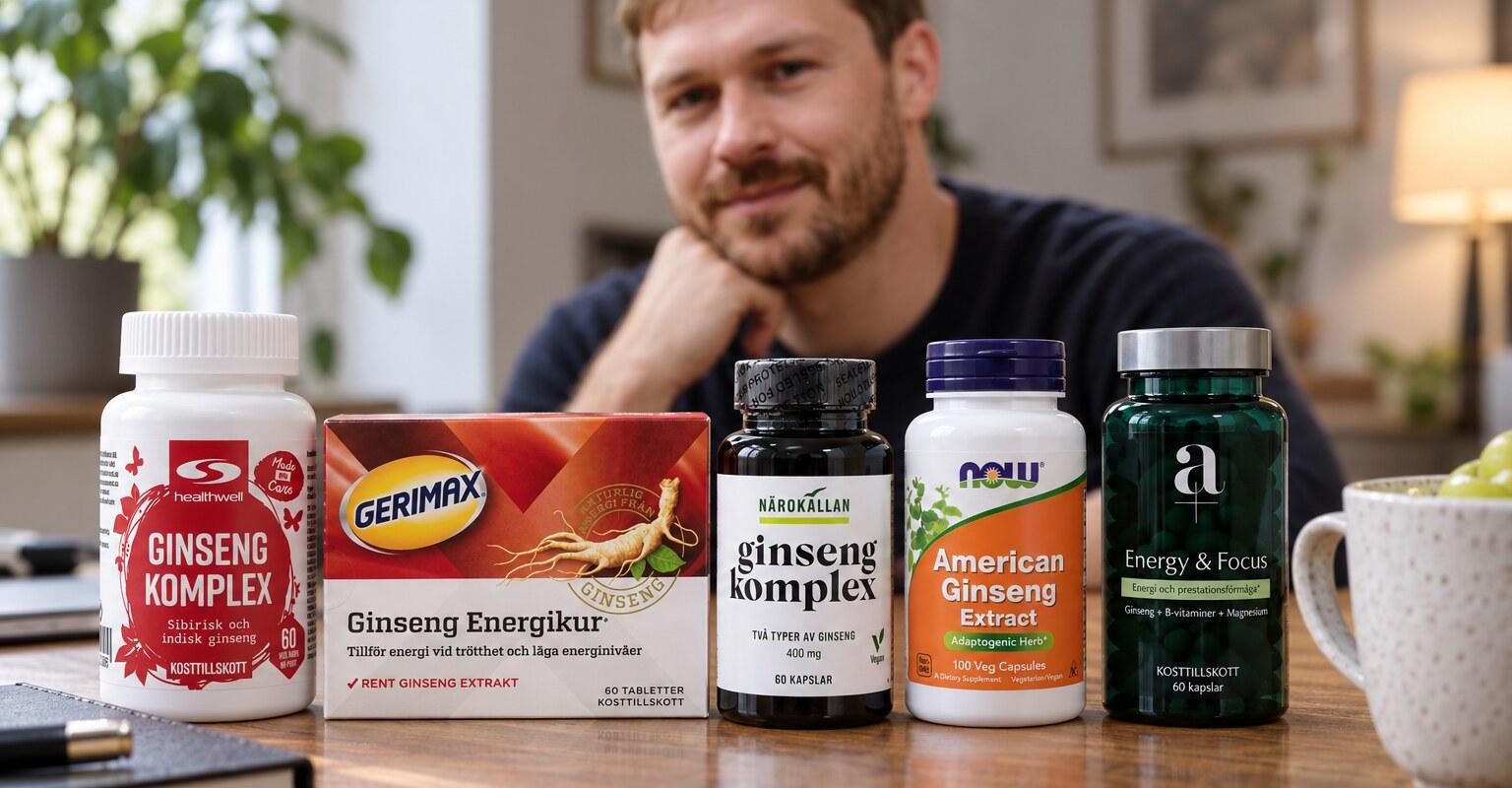 bild från testet av Ginseng