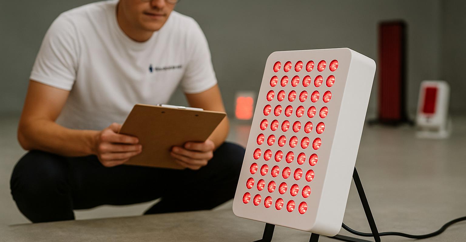 bild från testet av IR-lampa