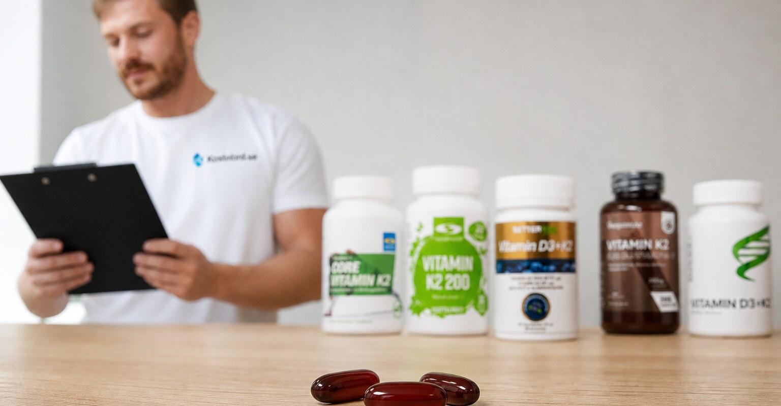 bild från testet av K2-Vitamin