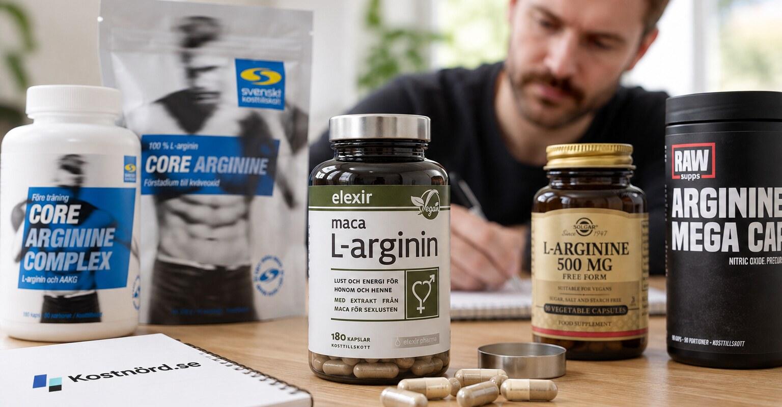 bild från testet av L-Arginin