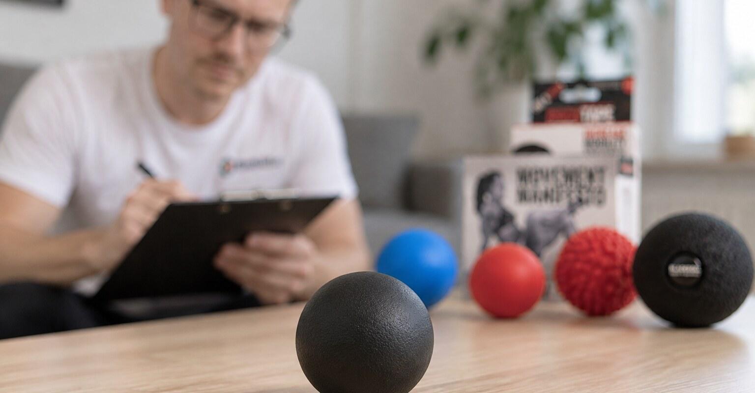 bild från testet av Massageboll