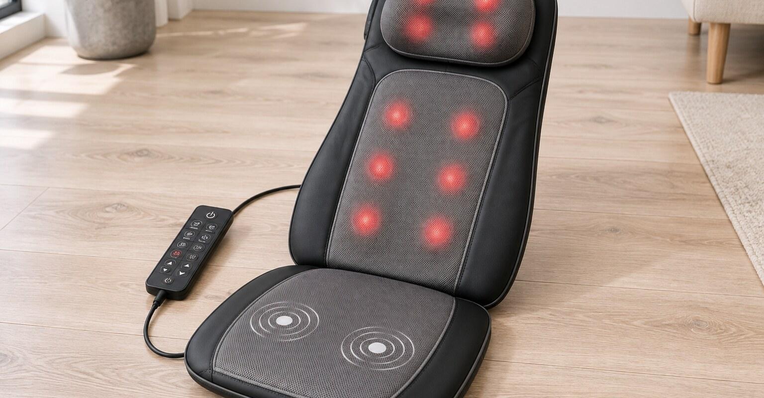 bild från testet av Massagedyna