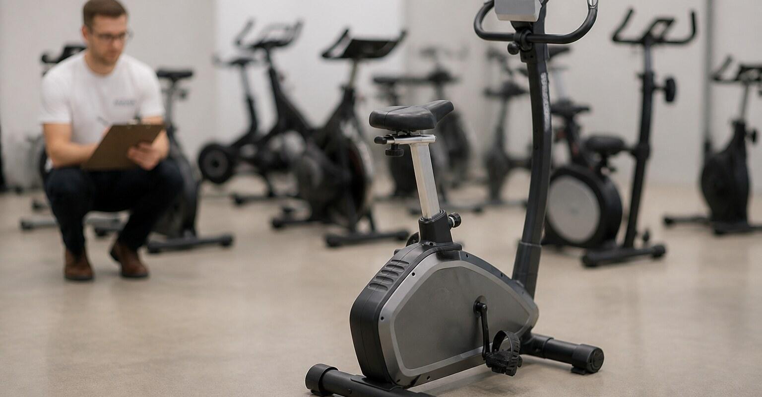 bild från testet av Motionscykel