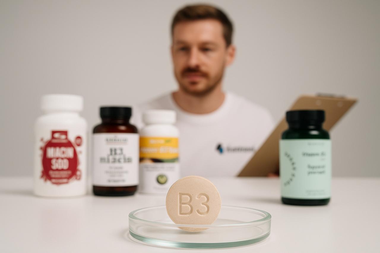 Bild från vårt test av Niacin