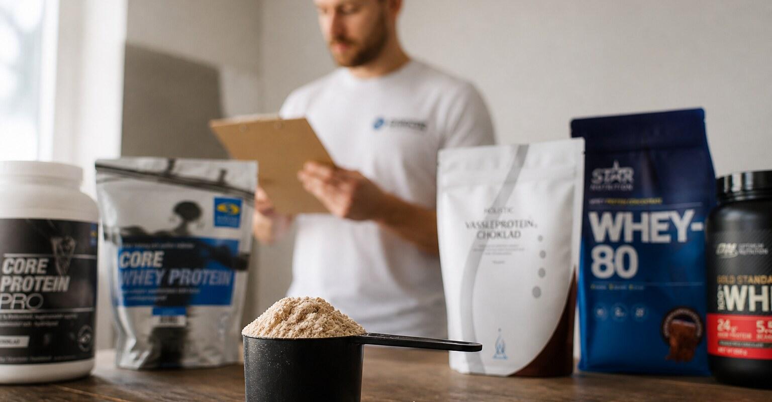 bild från testet av Proteinpulver