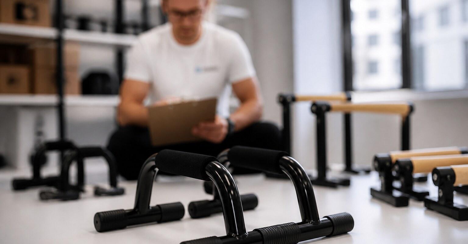 bild från testet av Push up bars