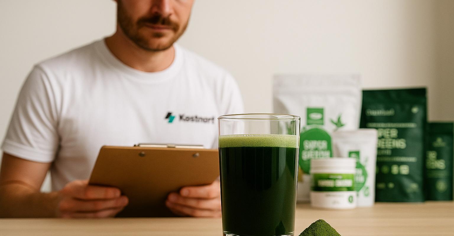 bild från testet av Supergreens