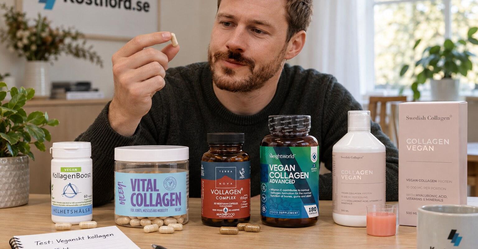 bild från testet av Veganskt kollagen