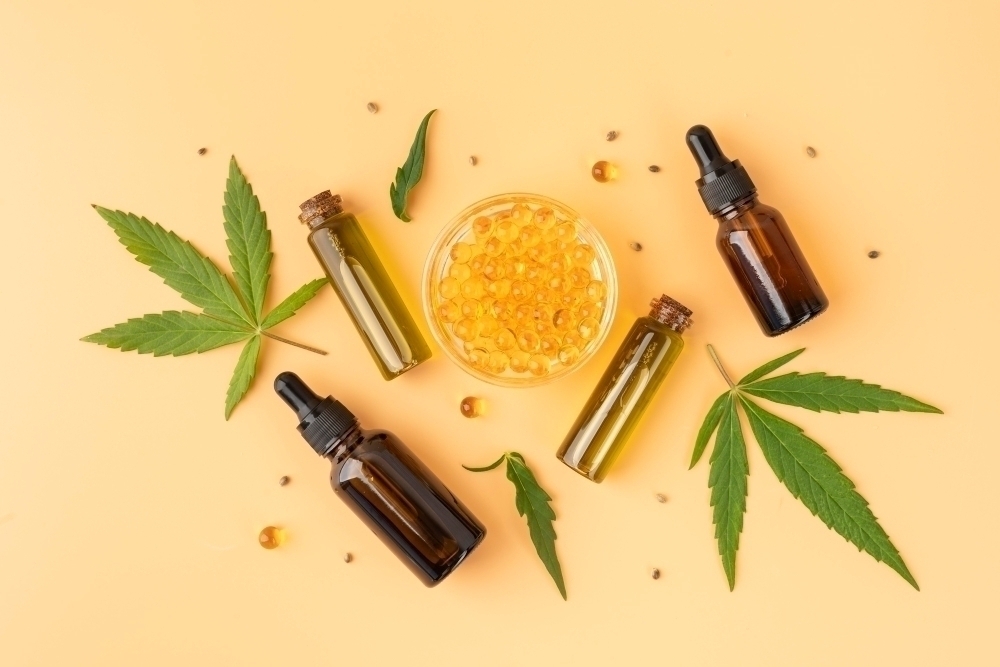 cbd olja och kapslar