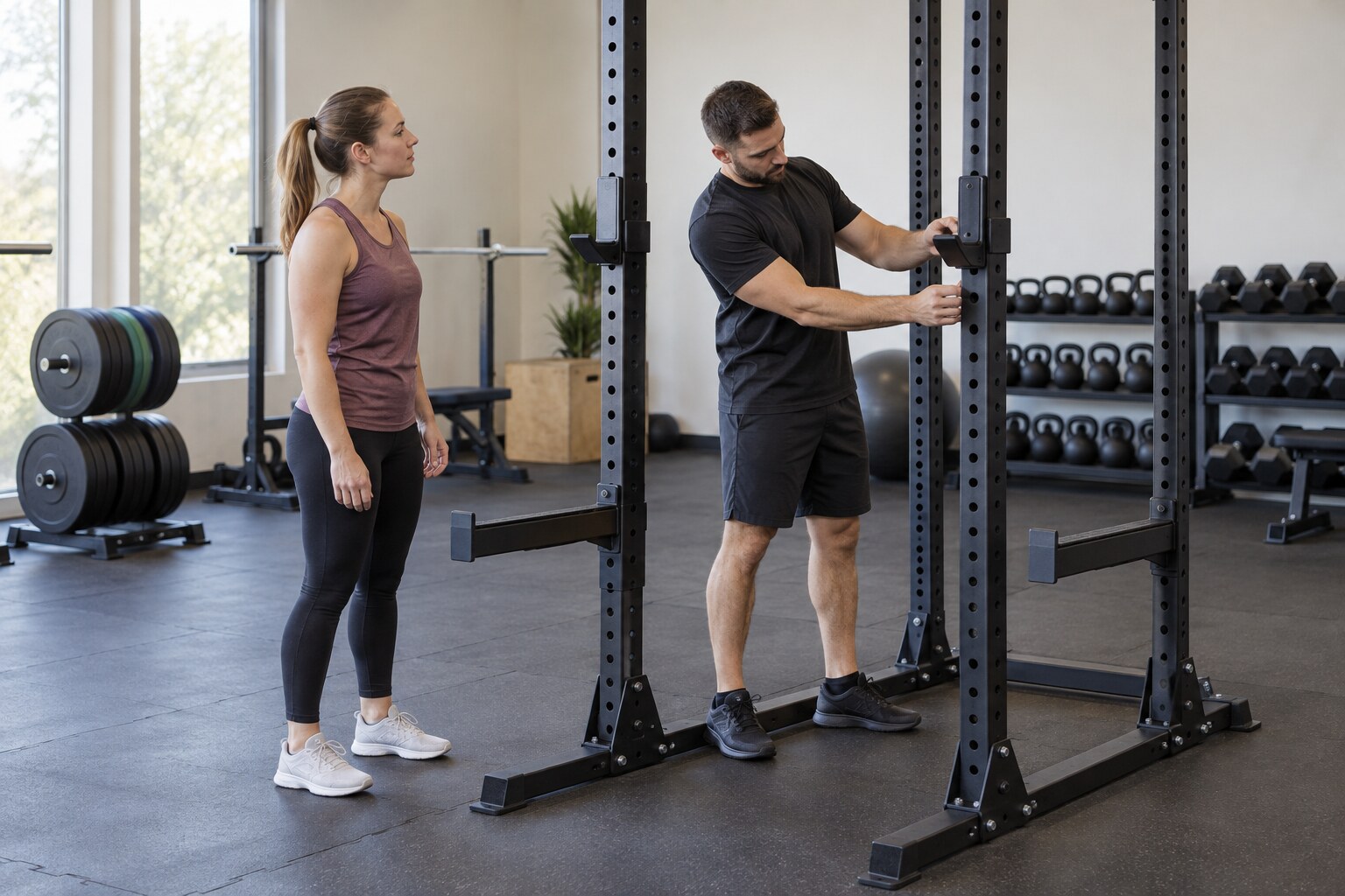 Squat rack