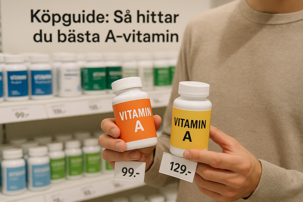 så hittar du bästa a-vitamin