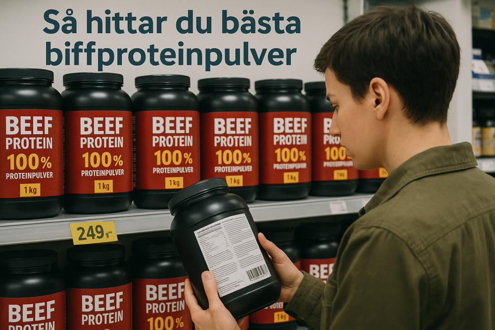 så hittar du bästa biffproteinpulver