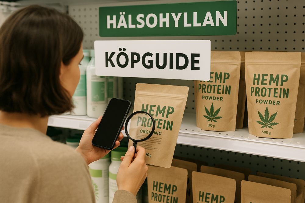 så hittar du bästa hampaprotein