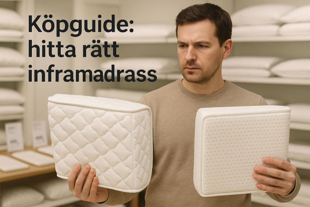 så hittar du bästa inframadrass