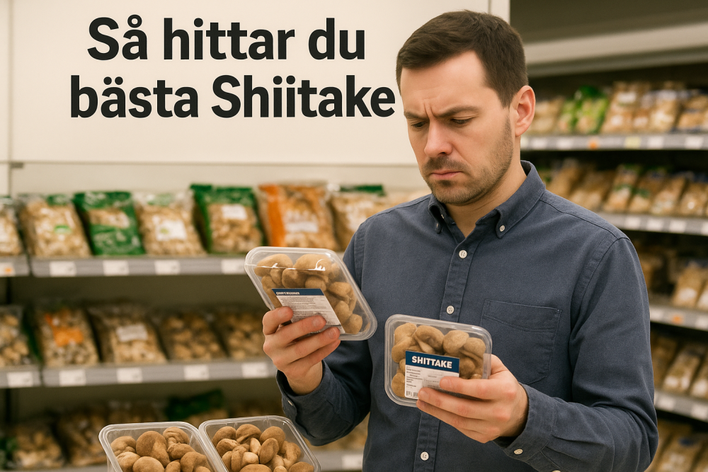 så hittar du bästa shiitake