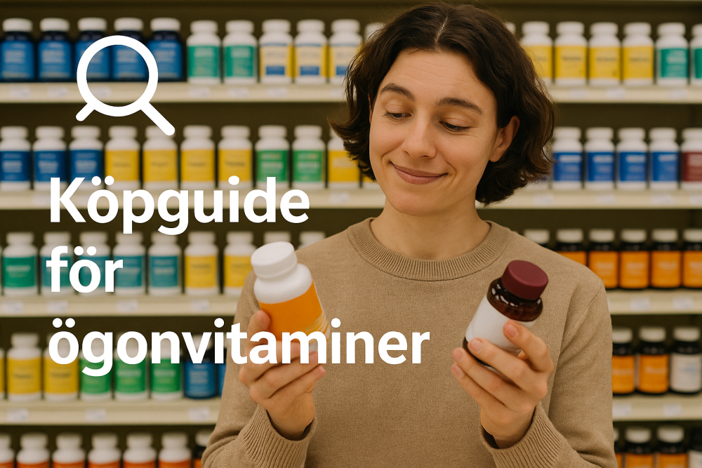 så hittar du bästa vitaminer för ögonen