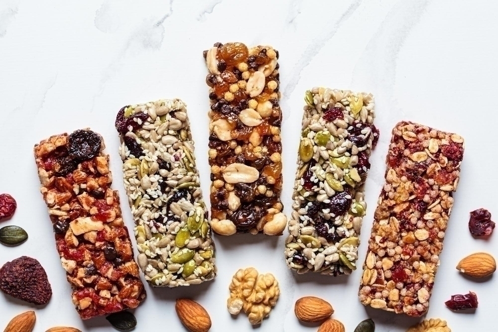 hemmagjorda veganska proteinbars