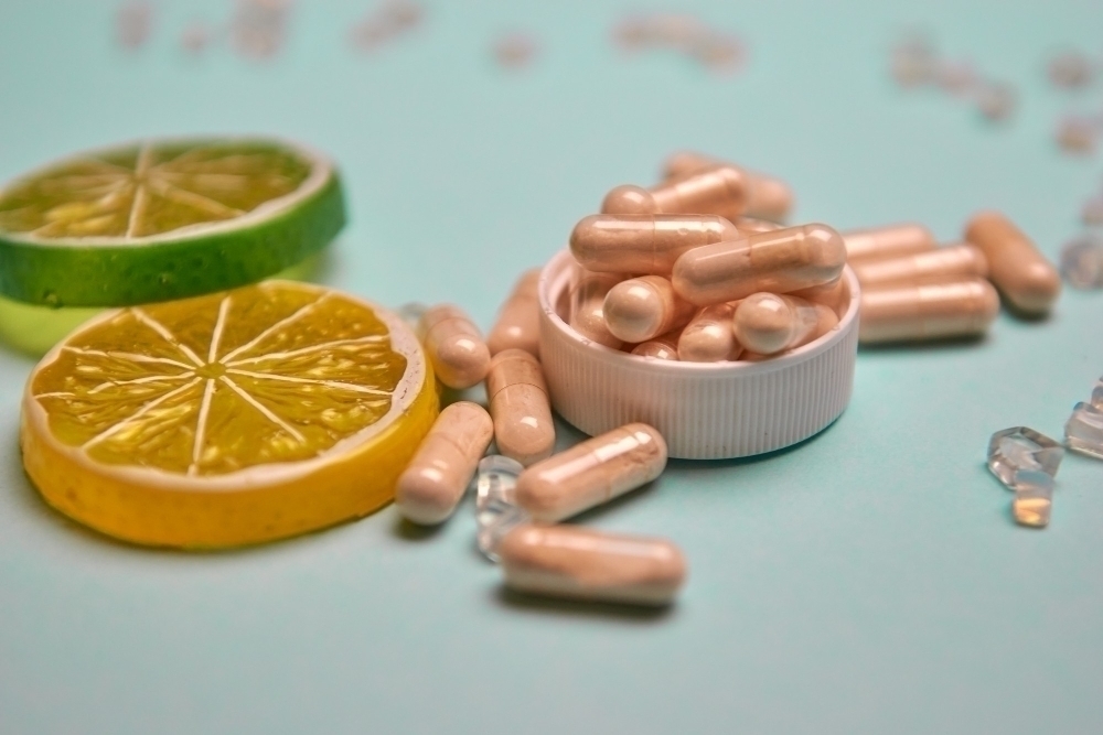 many pills colorful background health supplements medicines