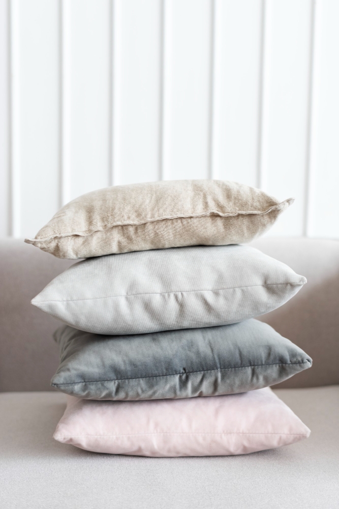minimal linen cushion covers sofa