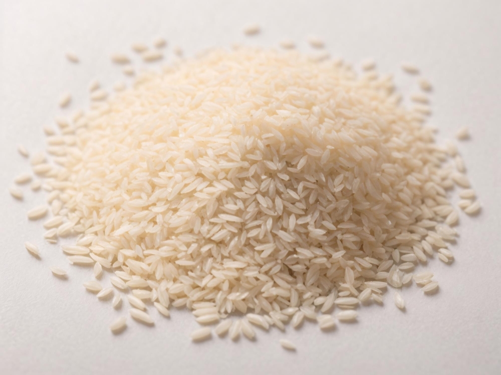 white rice commodity product photography