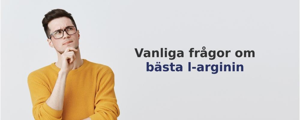 vanliga frågor om L-Arginin