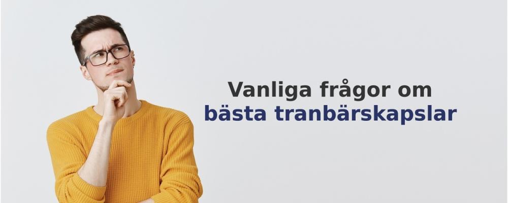 vanliga frågor om Tranbärskapslar