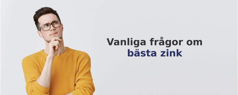 vanliga frågor om Zink