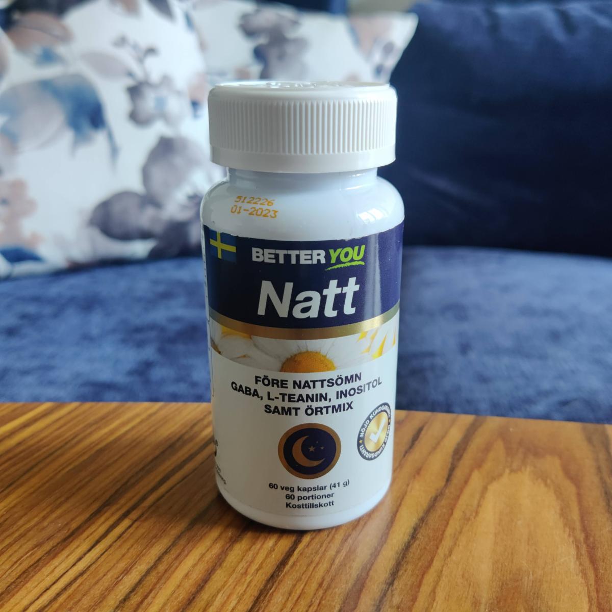 Better You Natt kapsel mätt med skjutmått till 22,73 mm
