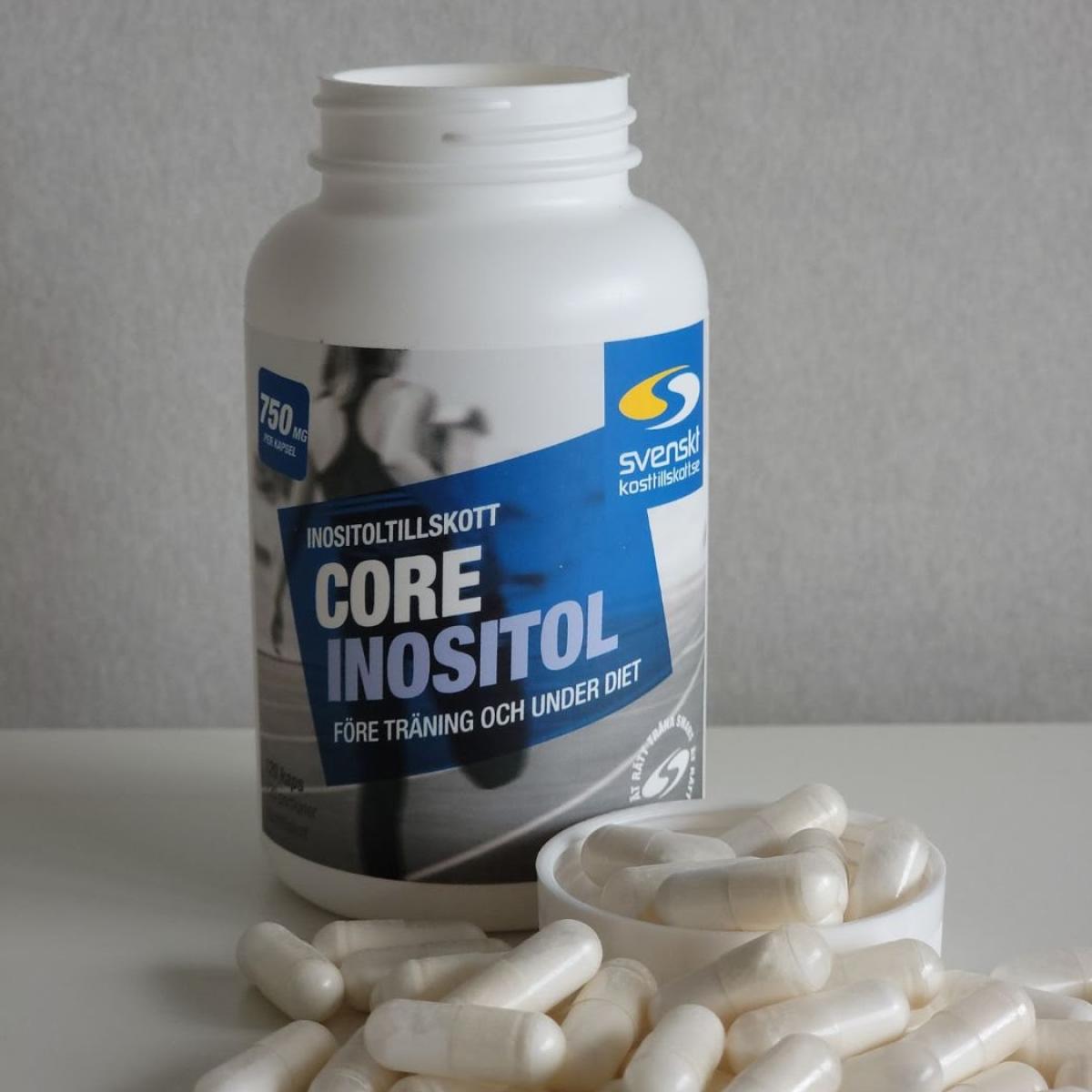 Diet Inositol burk och kapslar 750 mg, foto från vårt test