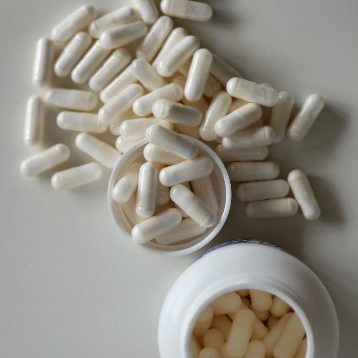 Diet Inositol kapslar ovanifrån under vårt praktiska test