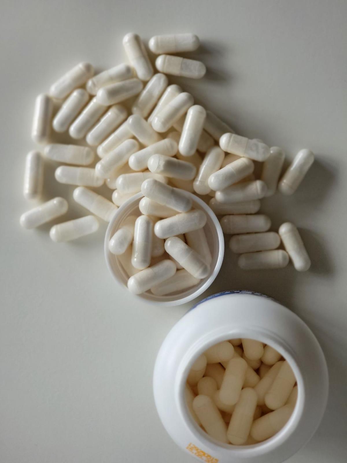 Diet Inositol kapslar ovanifrån under vårt praktiska test