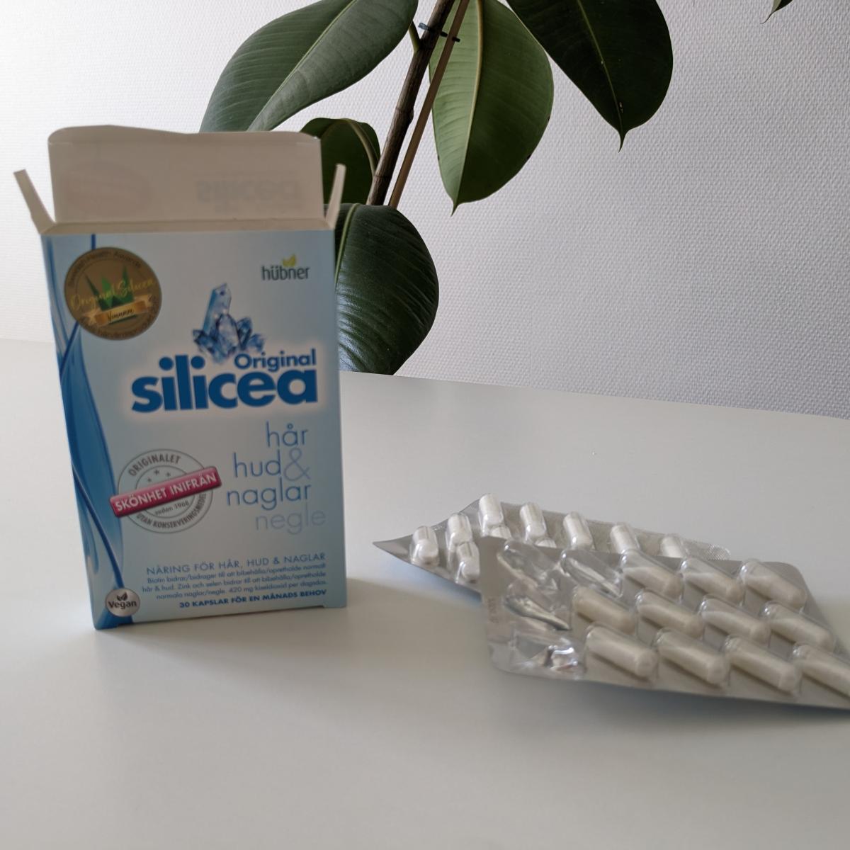 Närbild av Original Silicea kapslar i blister, egen bild från testet