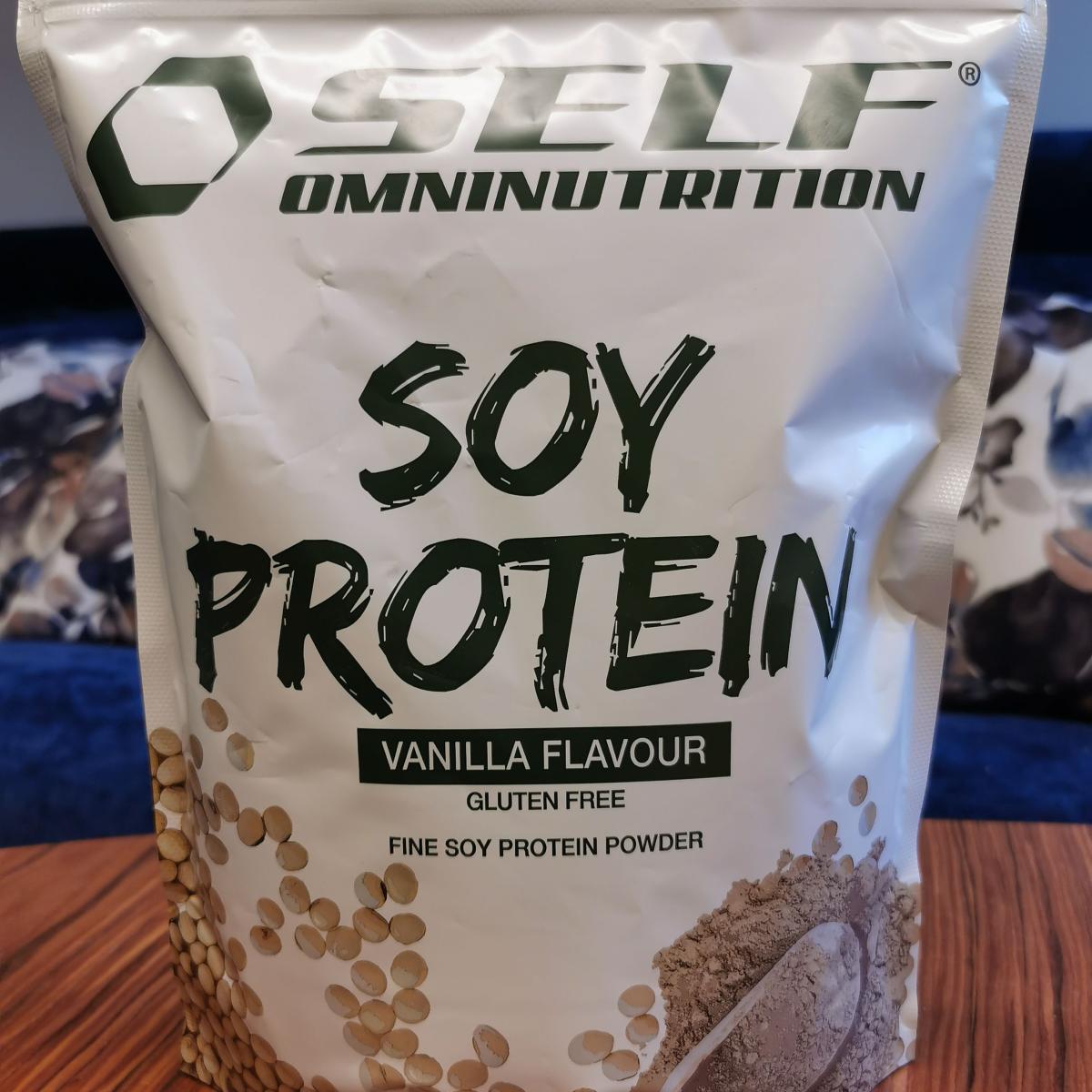 Self Omninutrition Soy Protein – baksida med näringsvärden och aminosyror