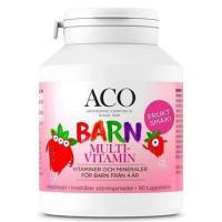 ACO Barn Multivitamin Fruktsmak 90 tuggtabletter