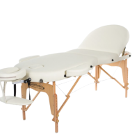 Baerbar massagebaenk i trae Ovalformad RESTPRO Classic Oval 3